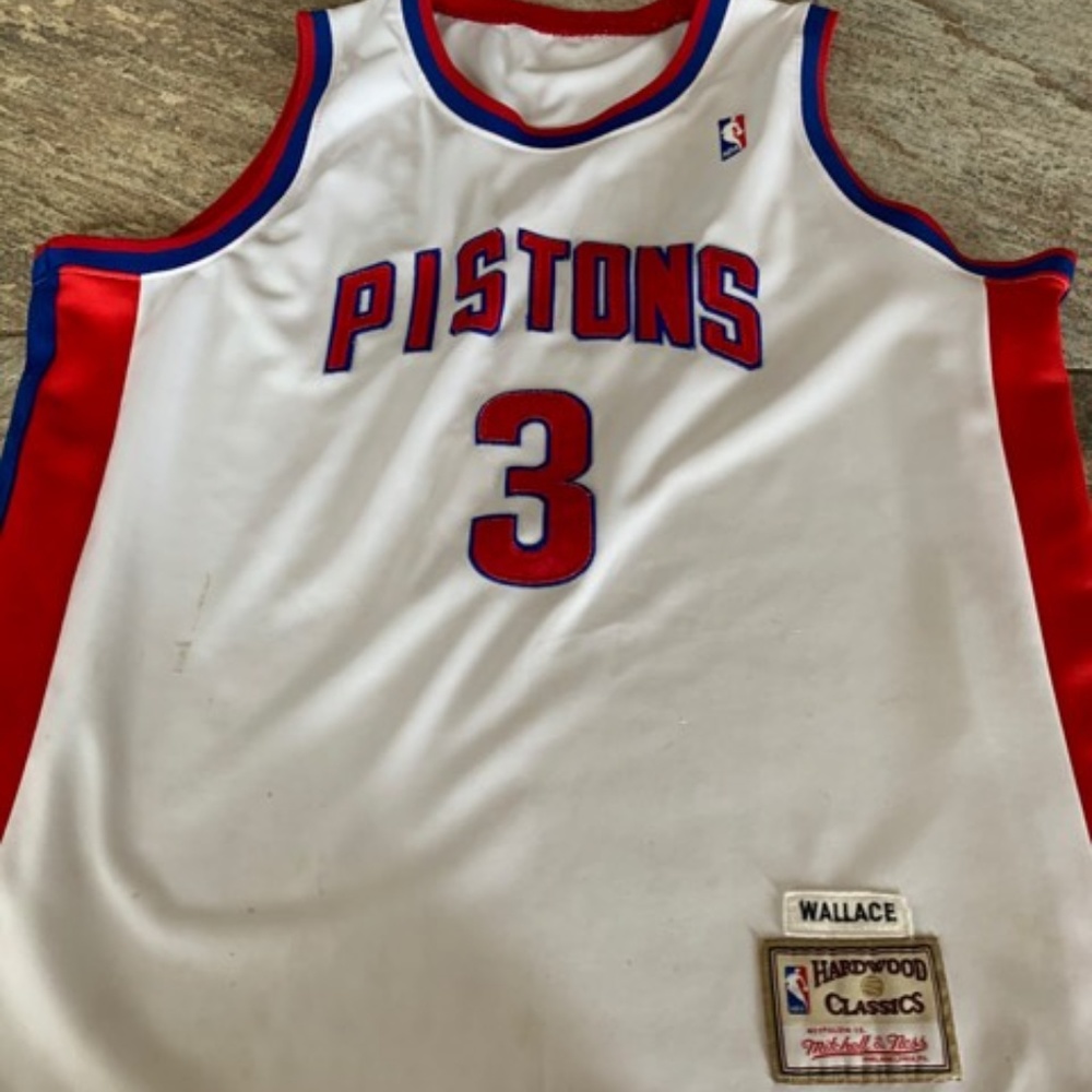 Ben Wallace Mitchell & Ness Basketball Jersey